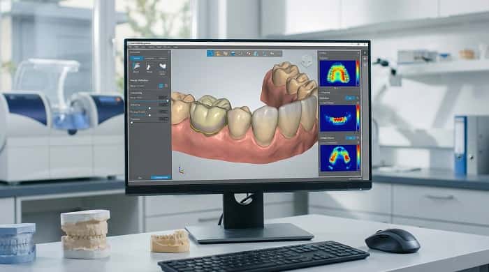 طراحی CAD/CAM در طراحی دیجیتال دندانپزشکی برای روکش و ونیر