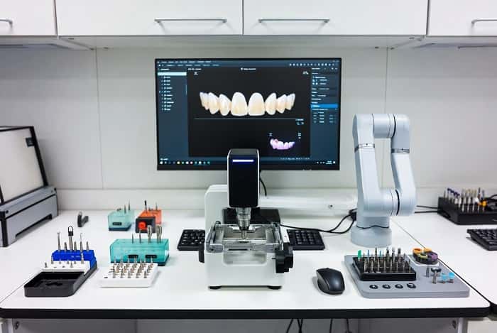 ساخت CAD/CAM در لابراتوار دیجیتال دندانسازی