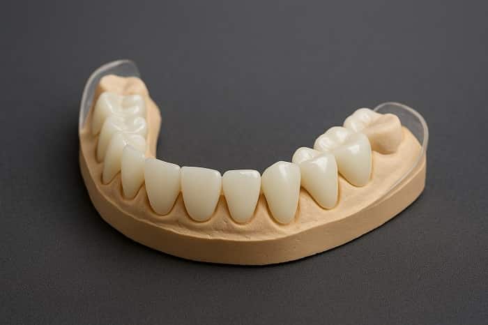 مراحل نهایی ساخت لمینیت سرامیکی دیجیتال در لابراتوار