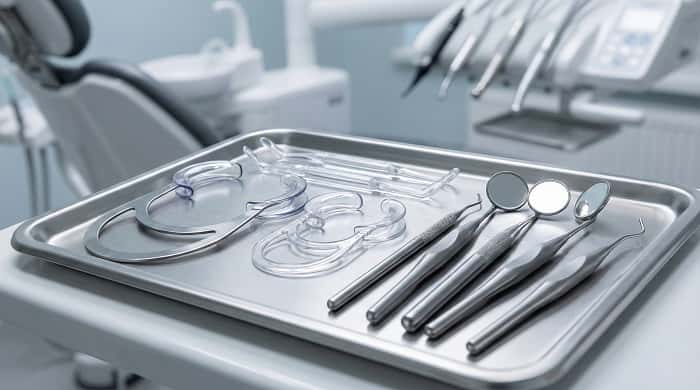 عکاسی اینترااورال با رترکتور و آینه برای طراحی لبخند