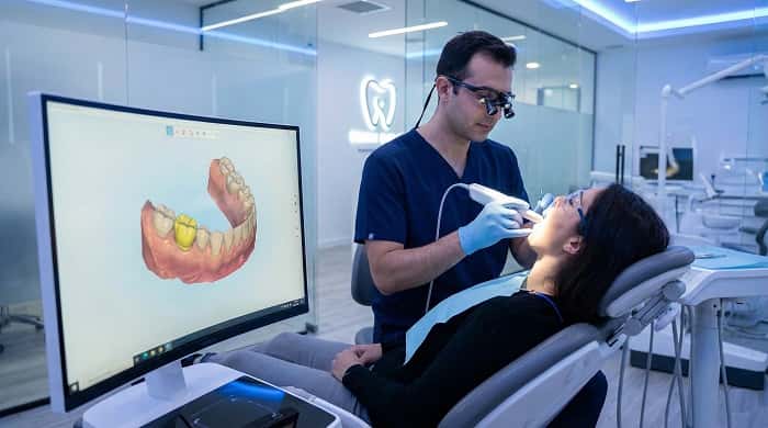 کاهش تعداد جلسات درمان دندان‌پزشکی با اسکن دیجیتال در محل کلینیک