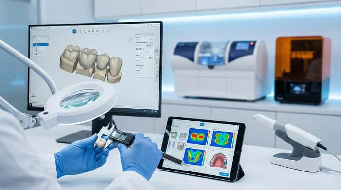 فرآیند دیجیتال از اسکن تا ساخت پروتز در دندان‌پزشکی مدرن