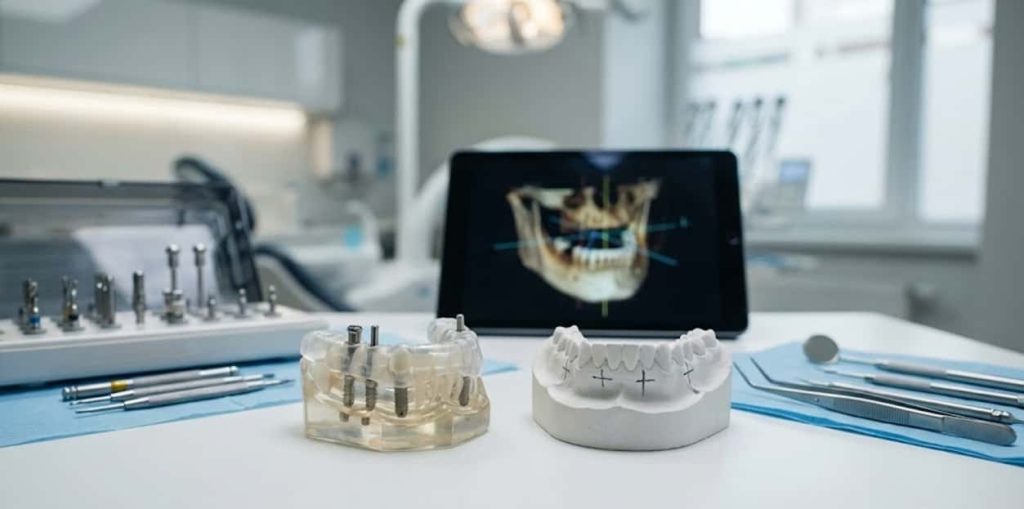 تفاوت جراحی ایمپلنت با گاید و بدون گاید