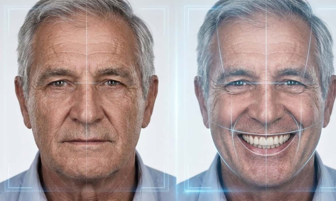 طراحی لبخند دیجیتال برای بیماران بی‌دندان؛ از ارزیابی اولیه تا پروتز نهایی