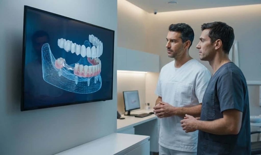 مقایسه پروتز زیرکونیا و پروتز هیبرید