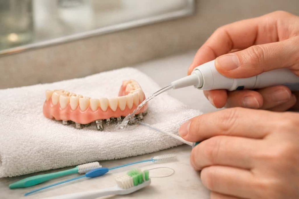 مراقبت و بهداشت پروتز فول آرچ