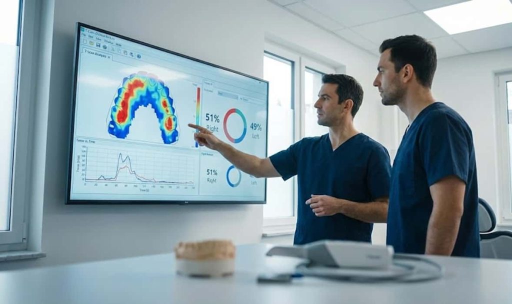 تحلیل بایت با T-Scan در کلینیک