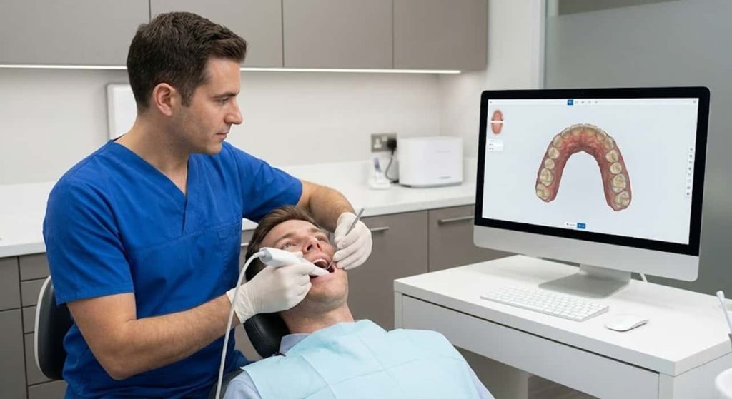 نقش اسکنر در انتخاب رنگ دنچر دیجیتال