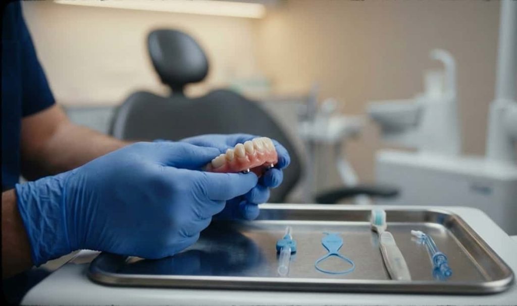 مراقبت و بهداشت پروتز فول آرچ