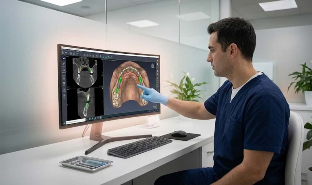 نقش طراحی دیجیتال در ایمپلنت بدون جراحی در استخوان کمحجم