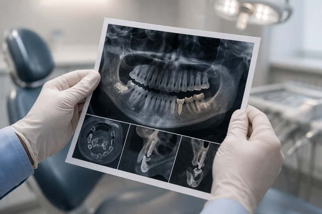 عکس CBCT از دندان